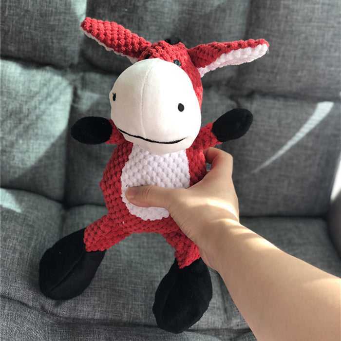 Tough Bite-Resistant Squeaky Dog Toy for medium dogs