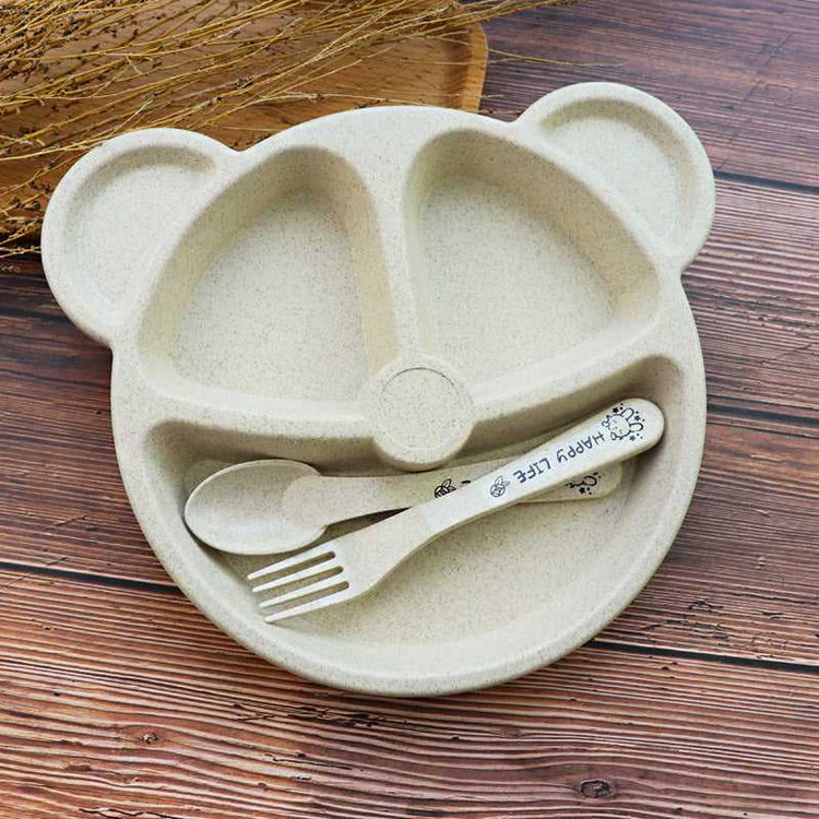 Cartoon Panda Baby Dinnerware Set for daily meals