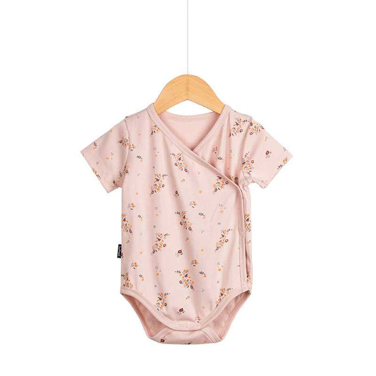 Lightweight Cotton Baby Romper Short Sleeve easy-care baby clothing