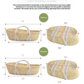 Eco-Friendly Handcrafted Corn Husk Baby Bassinet
