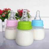 Mini Baby Feeding Bottle 60ml BPA-Free PP with wide mouth design
