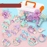 Baby Early Education Comfort Toy Set with soft plush textures
