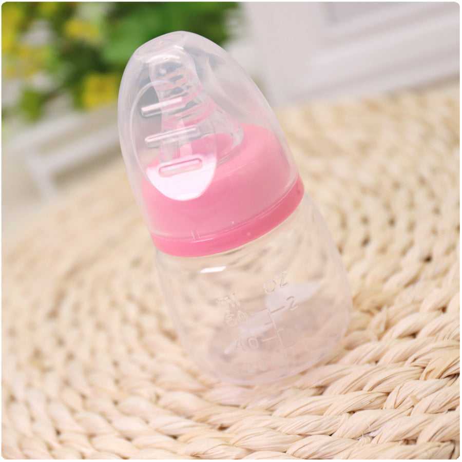 Tiny Sips Baby Bottle with Soft Silicone Nipple
