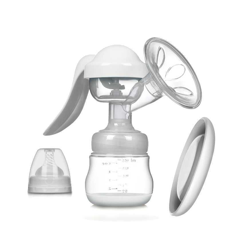 Wide Mouth Manual Breast Pump BPA-Free Milk Expression Device
