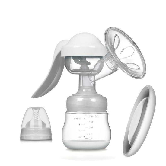Wide Mouth Manual Breast Pump BPA-Free Milk Expression Device
