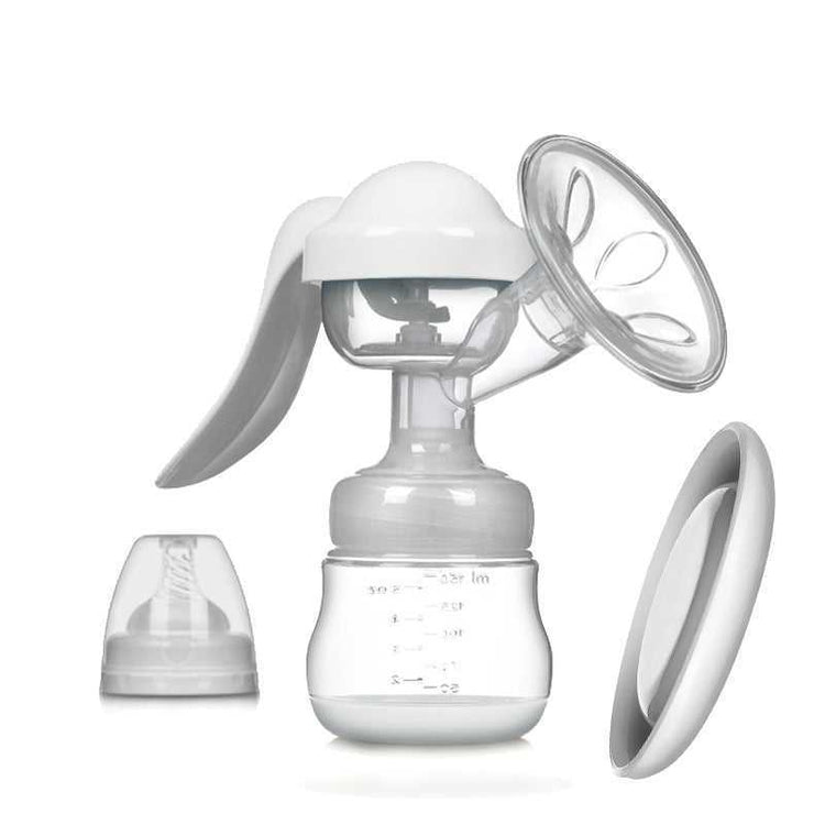 Wide Mouth Manual Breast Pump BPA-Free Milk Expression Device
