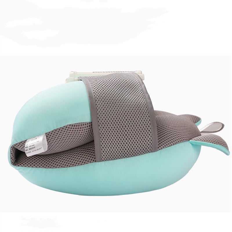 Infant bath support sling with secure fit
