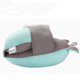 Infant bath support sling with secure fit
