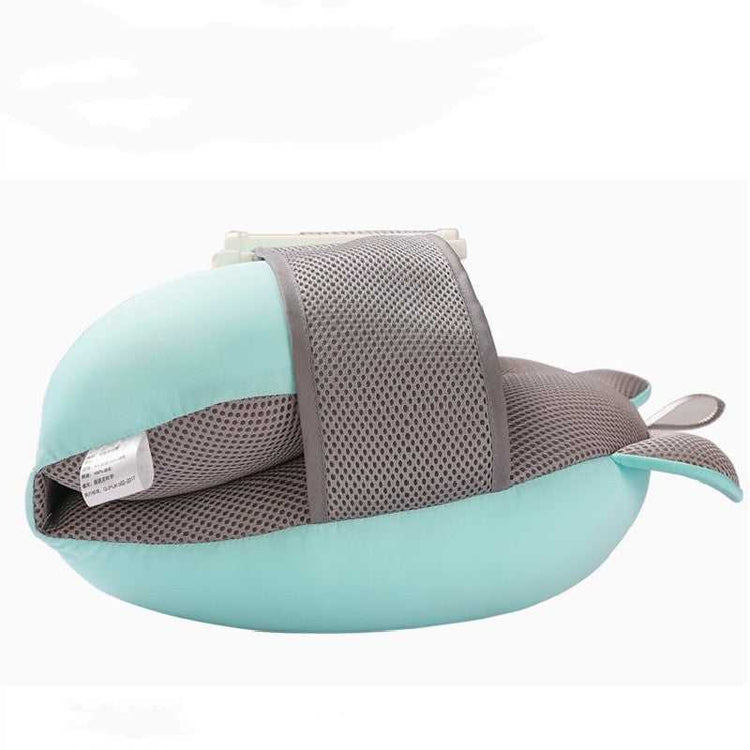 Infant bath support sling with secure fit
