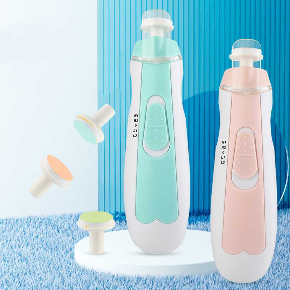 Portable Electric Baby Nail Clipper grooming kit
