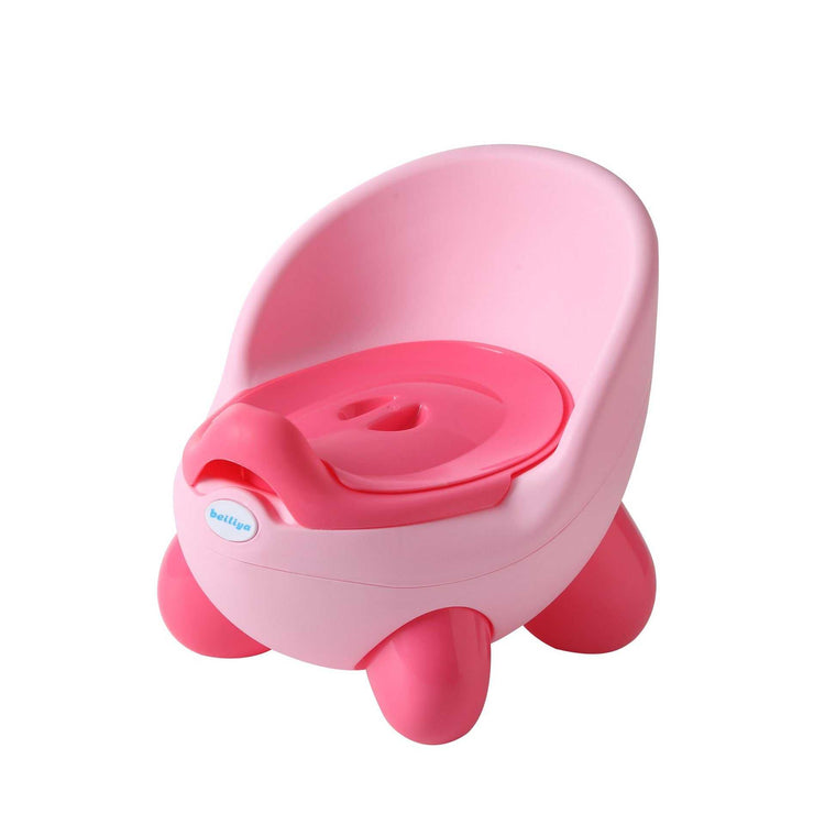 Cartoon Baby Potty Training Toilet Chair with detachable stool base
