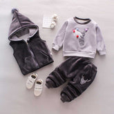 Comfortable Unisex Quilted Baby Romper Onesie for Infants
