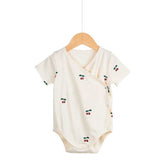Lightweight Cotton Baby Romper Short Sleeve perfect for warm weather
