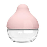 BPA-free choke-proof glass baby feeding bottle for newborns
