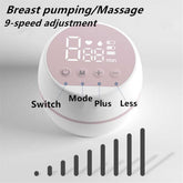 USB Rechargeable Electric Breast Pump for Nursing Mothers
