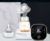 Electric smart breast pump with digital control panel for nursing moms