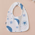 Pure Cotton U-Shaped Waterproof Baby Bib for newborns, infants, and toddlers