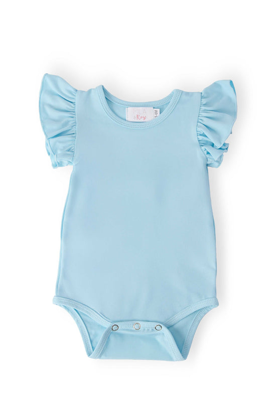 Bluebird Flutter Sleeve Baby One-Piece