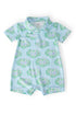 Golf-Inspired Baby Polo Shorty Romper Outfit