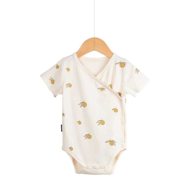 Soft Lightweight Cotton Baby Romper Short Sleeve for infants

