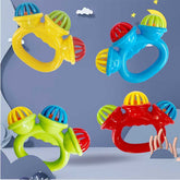Baby playing with Baby Handbell Rattle Toy for Infants
