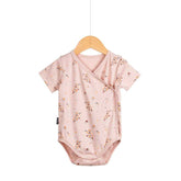 Lightweight Cotton Baby Romper Short Sleeve easy-care baby clothing