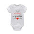 Close-up breathable cotton material of baby romper fabric texture

