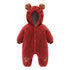 Soft Rice Velvet Quilted Baby Romper Onesie for Newborns
